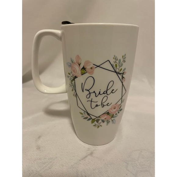 Coco + Lola Kitchen for Home Bride To Be Traveling Tall Coffee Tea Cocoa Mug - Picture 1 of 5